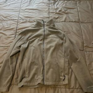 Columbia Sage Green Zip-Up Jacket